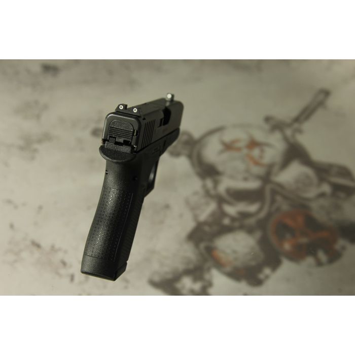 Glock 42 380acp White Green Trijicon Night Sights G42 Black Pistol Fixed Sights 2 6rd Mags Ui4250201 Prepper Gun Shop
