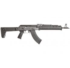 Century Arms RAS47 Black ZHUKOV Stock & ZHUKOV Handguard AK47 Rifle 7.62X39 16.5" barrel with new Century side scope mount rail (1) 30rd mag RI2405-N 