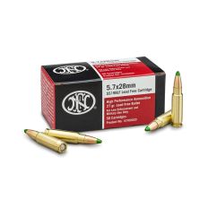 FN Law Enforcement Ammunition SS198LF 5.7x28 27gr Lead Free Jacketed Aluminum Core Hollow Point 50rd 
