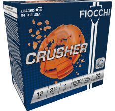 Fiocchi Premium Shotshells Exacta Crusher 12ga 2.75" 1oz 7.5 Shot 1300fps 25rd