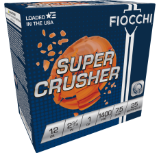 Fiocchi Exacta Target Super Crusher 12 Gauge 2.75" 1 oz 1400 fps 7.5 Shot 25rd