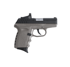SCCY Industries CPX-2 Pistol RD 9mm Luger 3.10" 10+1 Black Nitride Stainless Steel Slide Gray Polymer Grip NMS CTS-1500 Red Dot