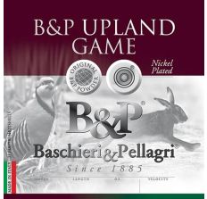  Baschieri & Pellagri B&P Upland Game Shotshell Ammunition 12ga 2-3/4" 1-1/4oz #5 Nickel Plated Shot 25rd