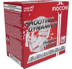 Fiocchi Shooting Dynamics Ammunition 12ga 2.75" 1-1/8oz #7.5 Shot 250rd Case