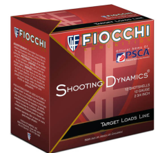 Fiocchi Shooting Dynamics Shotshells 12ga 2.75" 1-1/8oz #7.5 Shot 25rd