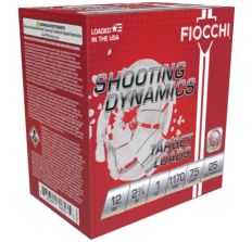 Fiocchi Shooting Dynamics 12ga 2.75" 1oz #7.5 Shot 1170 fps 250rd Case