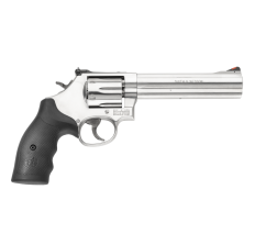 Smith & Wesson 686 L-Frame Revolver 357 Magnum w/ Satin Stainless Finish, Adjustable Rear Sight & Rubber Grip 6rd - See Price In Cart!