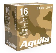Aguila Ammunition 1CHB1607 16ga Birdshot 2.75in Shotgun Shells #7.5 Shot - 25rd Box