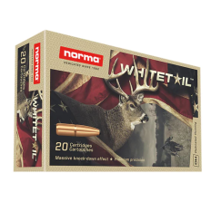 Norma Premium Ammunition 6.5 Creedmoor 140gr PSP Whitetail 20rd