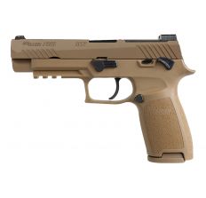 Sig Sauer P320 M17 9mm 4.7" (3) 10rd Manual Safety MA Compliant - Coyote