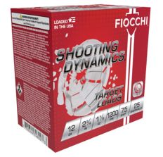 Fiocchi Shotshells - Fiocchi Target Shotshells 12ga 1-1/8 oz 7.5 Shot 2-3/4" long 25/box