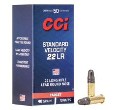 CCI 22LR Standard Velocity 40gr 1070fps 50RD