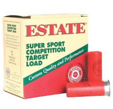 Estate Shotshells 12GA 2.75" 3 1oz. Super Sport Competition Target Load #8 25rd