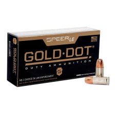 Speer Gold Dot Law Enforcement 9mm 115gr Jacketed Hollow Point 50rd
