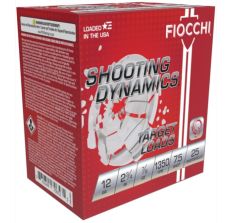 Fiocchi Shooting Dynamics 12ga Target Load 2-3/4" 7/8oz 7.5 Shot 250rd Case