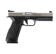 Arsenal Firearms Strike One Speed 9mm 5" Barrel Pistol Competition Straight Trigger Black/Stainless - 17rd