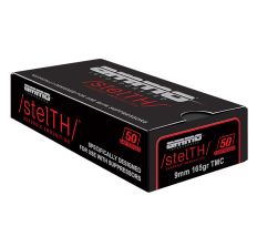AMMO Inc 9MM 165GR STELTH Total Metal Case Subsonic Ammunition - 50rd