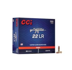 CCI AR Tactical 22 LR 40gr Copper Plated Round Nose 300rd