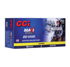 CCI Maxi-Mag 22WMR 40 Grain Jacketed Hollow Point - 200 Round Box