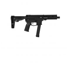 Angstadt Arms UDP-9 Billet Aluminum AR Pistol Black 9mm 6" barrel 5.5" M-LOK Rail w/SBA3 Brace Accepts Glock Mags