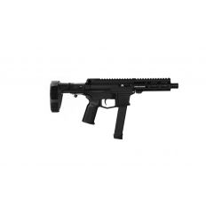 Angstadt Arms UDP-9 Billet Aluminum AR Pistol Black 9mm 6" barrel 5.5" M-LOK Rail w/Maxim PDW Brace -  Accepts 9mm Glock style Mags