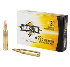 Armscor USA 223 Remington 62gr FMJ 1000rd Case