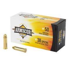 Armscor Handgun Ammunition 38 Special 158gr FMJ 50rd