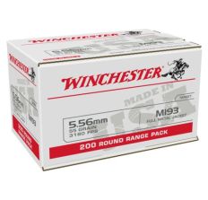 WINCHESTER USA 5.56X45 55GR FMJ 800RD CASE