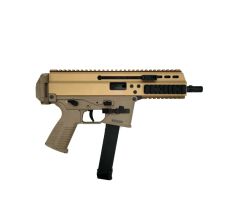 B&T APC9 Pro Pistol - Coyote Tan 9mm 6.8" 25mm Tri Lug Threaded Barrel 33rd Glock Compatible Lower 