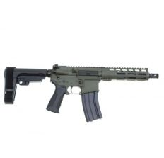 CBC PS2 Forged Aluminum AR Pistol - OD Green .223 Wylde 7.5" barrel 7" M-LOK Rail w/SBA3 Brace