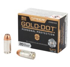 Speer Gold Dot Personal Protection Handgun Ammunition 45ACP 185gr Hollow Point 20rd