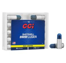CCI Shotshell 9MM 53 Grain Shotshell #12 Shot Size - 10 Round Box
