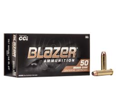 Blazer Brass 357 Magnum Handgun Ammunition 158gr Jackted Hollow Point 50rd