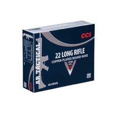 CCI .22 LR 40gr Tactical 300rd Copper Plated Round Nose