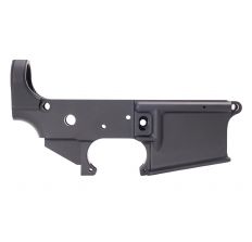 Anderson Manufacturing AM-15 Forged Stripped AR15 Lower Receiver American Flag Logo - Black 