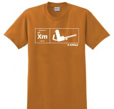 XM42 T-Shirt Orange Periodic Table - Size Small