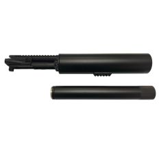 F5 MFG Soda Can Launcher Black Picatinny Rail Includes Golfball/Net/Smoke Canister attachment