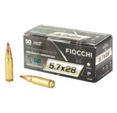 Fiocchi Hyperformance 5.7x28 Ammunition 35gr Frangible Copper Bullet 50rd