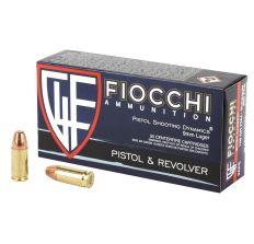 Fiocchi Handgun Ammunition 9mm Luger 158gr Sub Sonic 1000rd Case