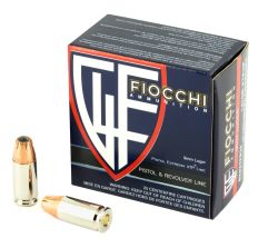 Fiocchi Handgun Ammunition 9mm 147gr XTPHP 25rd Subsonic