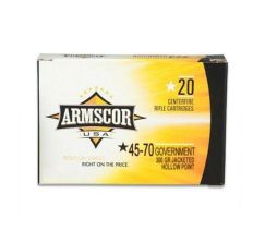 Armscor Rifle Ammunition 45-70 Government 300gr Jacketed Hollow Point 20rd