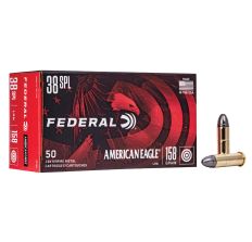 Federal American Eagle Federal Handgun Ammunition 38 Special 158gr FMJ 50rd