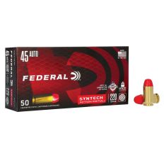 Federal Syntech Handgun Ammunition 45ACP 220gr Total Synthetic Jacket 50rd