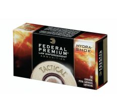 Federal Premium Hydra-Shok 9mm 147gr Jacketed Hollow Point 50rd 