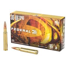 Federal Fusion Rifle Ammunition 30-06 Springfield 165gr 20rd