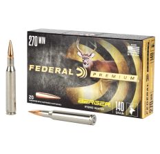 Federal Premium Rifle Ammunition 270 Winchester 140gr Berger Hybrid Hunter 20rd