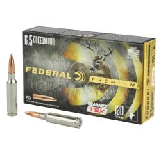 Federal Premium Rifle Ammunition 6.5 Creedmoor 130gr Barnes TSX 20rd