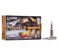 Federal Premium Rifle Ammunition 6.5 Creedmoor 130gr Terminal Ascent 20rd