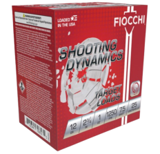 Fiocchi Shooting Dynamics 12ga 2.75" 1oz #7.5 Shot 250rd Case