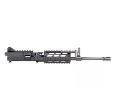 FightLite MCR DUAL-FEED AR-15 Upper Assembly Black 5.56 NATO 16.25” Quick-Change Barrel Accepts AR-15 Magazines & M27 Linked Ammo 1913 Picatinny Rail-Interface System